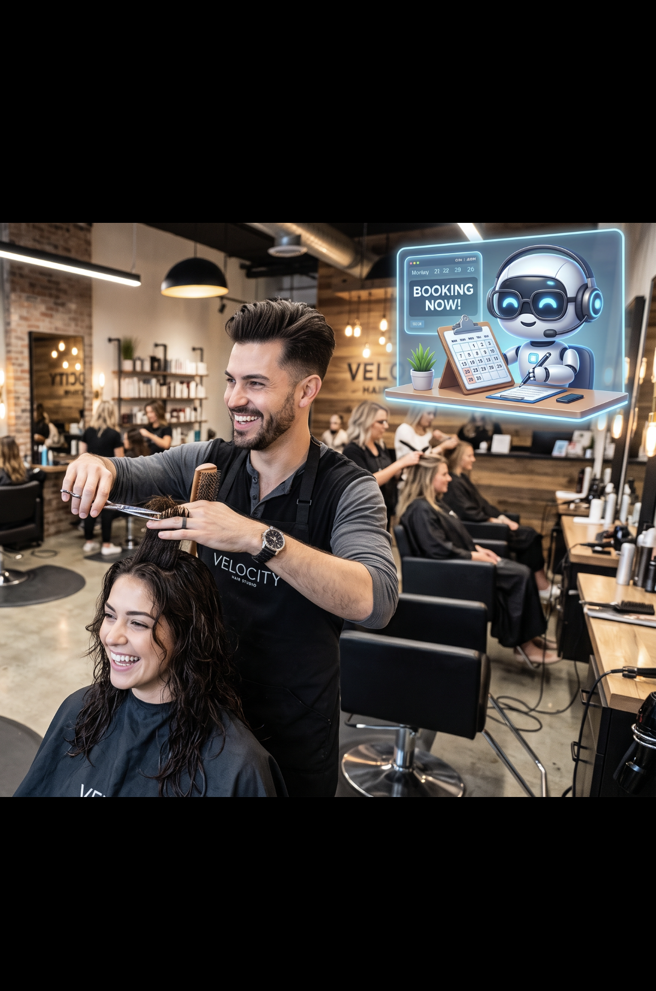 AI receptionist for hair salons