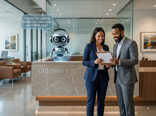 AI receptionist for law firms