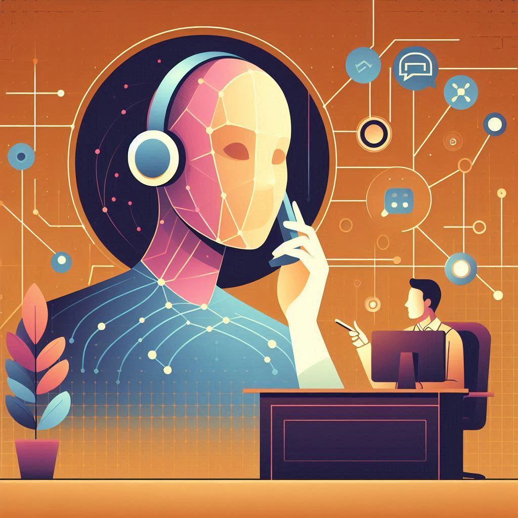 AI phone receptionist answering business calls using voice AI
